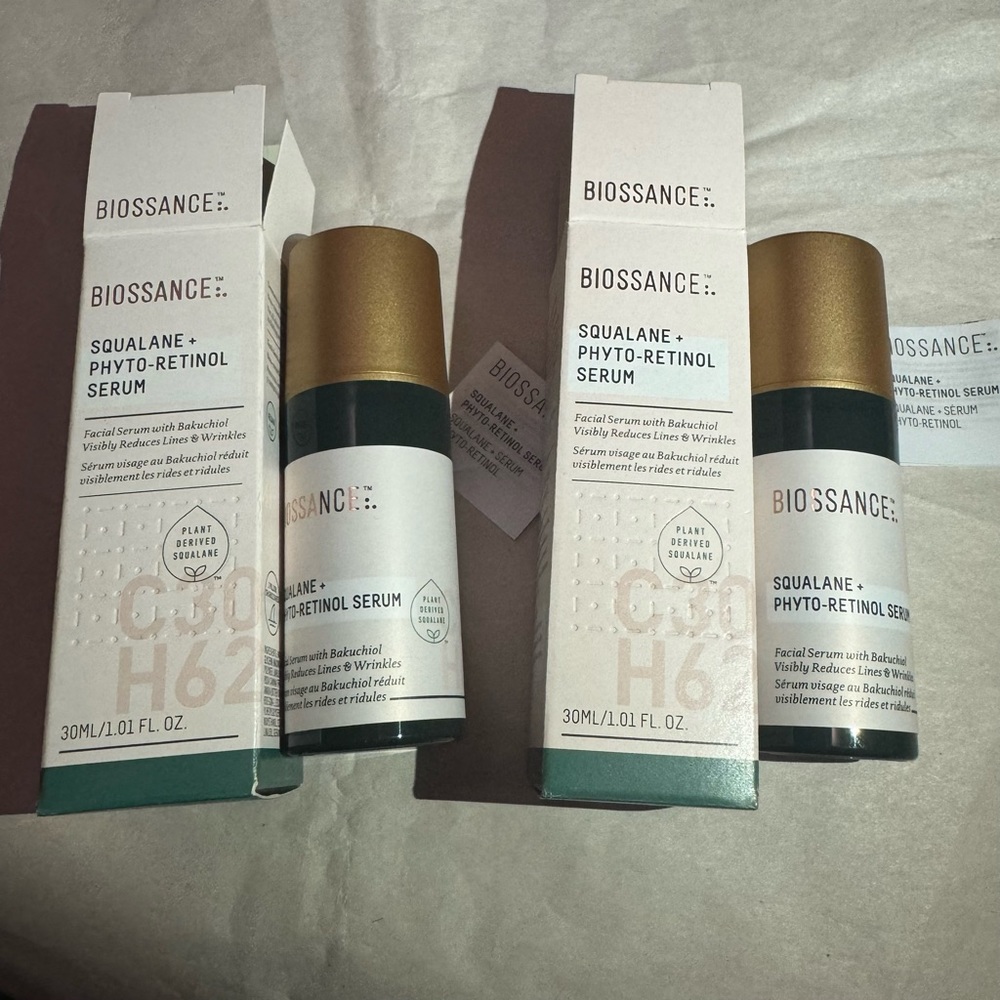 2 x Biossance serum 30ml